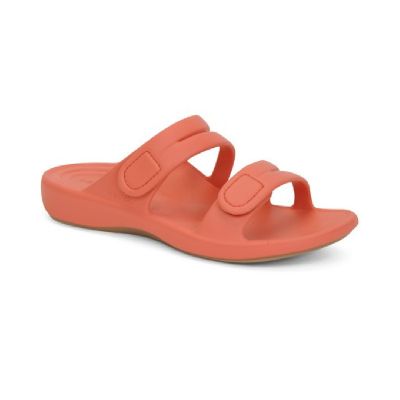 Aetrex Janey Sport Slide Coral